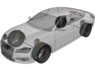 Audi A7 Sportback 3D Model