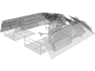 Turret RhM Waffentragger 3D Model