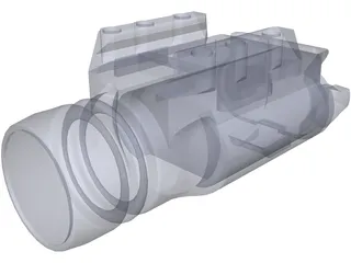 Surefire x200 Light 3D Model