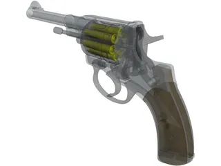 Na Gan Revolver 3D Model