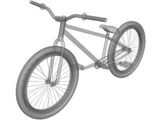 BMX Bike 3D Model