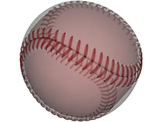 Baseball 3D Model