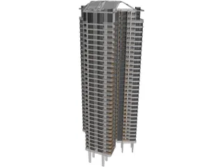 Skyscraper 3D Model