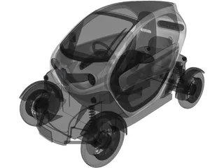 Renault Twizy ZE (2012) 3D Model