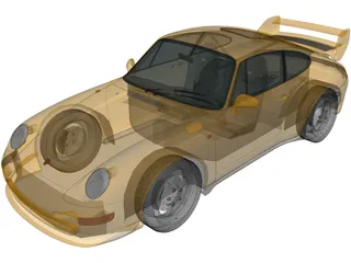 Porsche 911 Carrera RS (1995) 3D Model