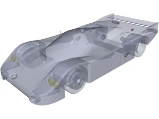 Porsche 962 3D Model