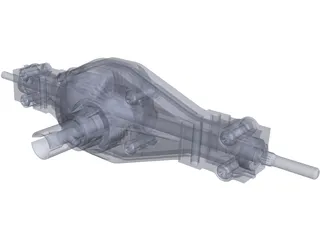 Rear Differential 3D Model