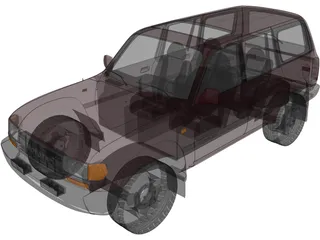 Toyota Land Cruiser J80 (1989) 3D Model