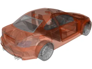 BMW 1M Coupe 3D Model