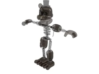 Rust Freddy 3D Model