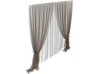 Curtain 3D Model