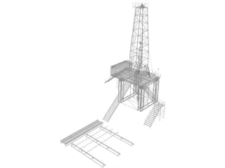 Land Rig 3D Model