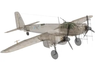 Junkers Ju 88 3D Model