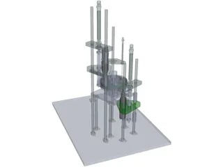 Terminal Tapping Machine 3D Model