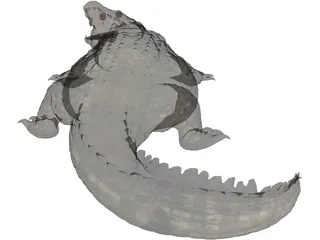 Crocodile 3D Model