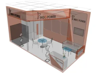 Exhibition Stand 3D Model