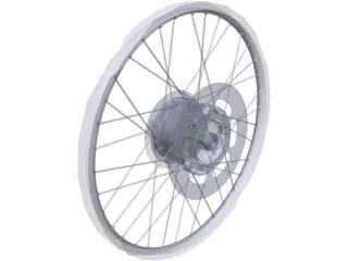 Hudraulic Front Wheel Drive 3D Model