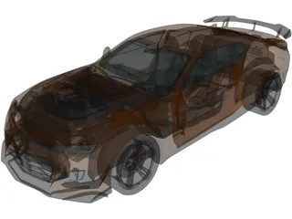 Chevrolet Camaro ZL1 1LE (2018) 3D Model