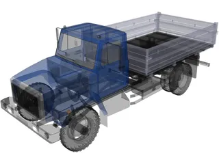 GAZ 3307 3D Model