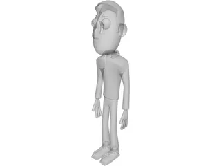 Cartoon Figure Male 3D Model