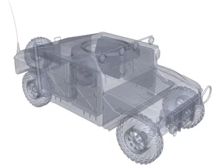 M1151 HMMWV Hummer 3D Model