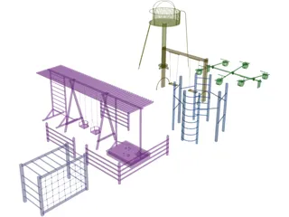 Children Playground 3D Model