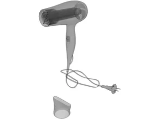 Hairdryer 3D Model