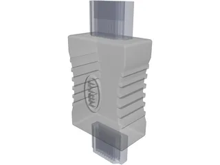 HDMI Connector 3D Model