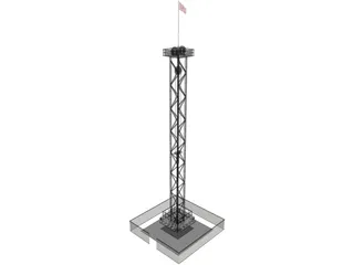 Rail Tower Extreme 3D Model