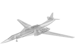 Tupolev Tu-160 3D Model