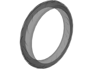 Front Tire 3D Model