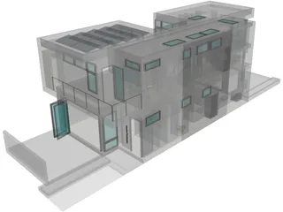 Modern Home 3D Model