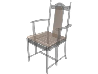 Chair Diner 3D Model