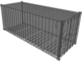 Shipping Container 3D Model