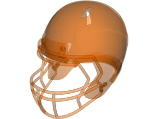 Football Helmet 3D Model