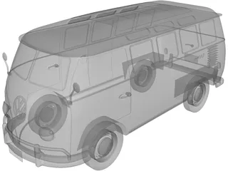 Volkswagen T1 Type 2 3D Model