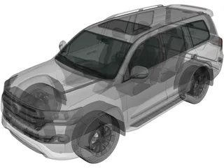 Toyota Land Cruiser (2016) 3D Model