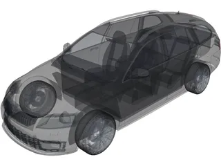 Skoda Octavia Combi (2014) 3D Model