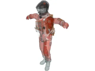 Astronaut 3D Model