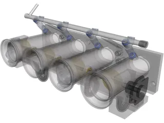 Custom ITB Manifold 3D Model