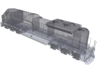 EMD SD70AC 3D Model