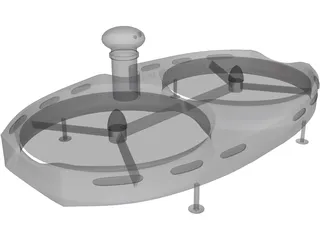 Air Scout UAV 3D Model