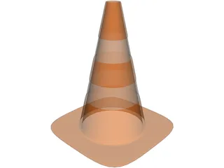 Traffic Cone 3D Model