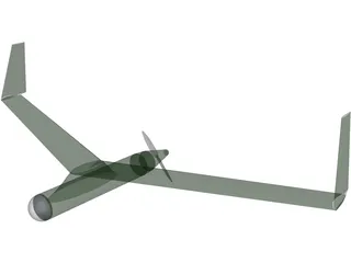 Birdseye Unmanned Drone Glider 3D Model