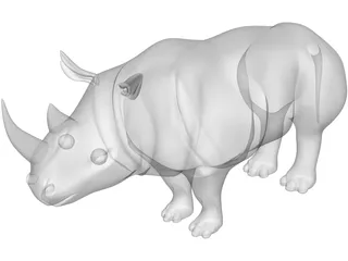 Rhinoceros 3D Model