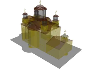 Ravanica Church 3D Model