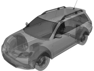 Mitsubishi Outlander 3D Model