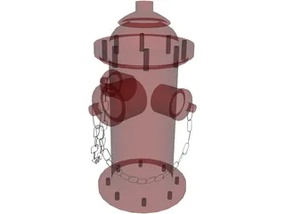 Fire Hydrant 3D Model