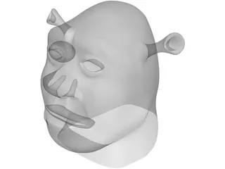 Shrek Head 3D Model