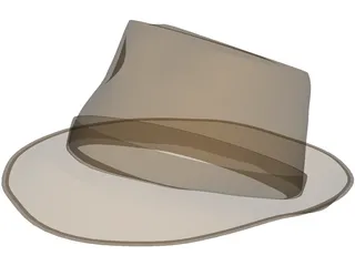 Fedora Hat 3D Model